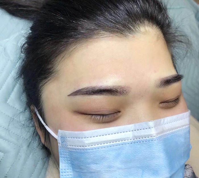 【纹绣视频】机器雾眉羽绒眉真人实操——famisoo法米索纹绣